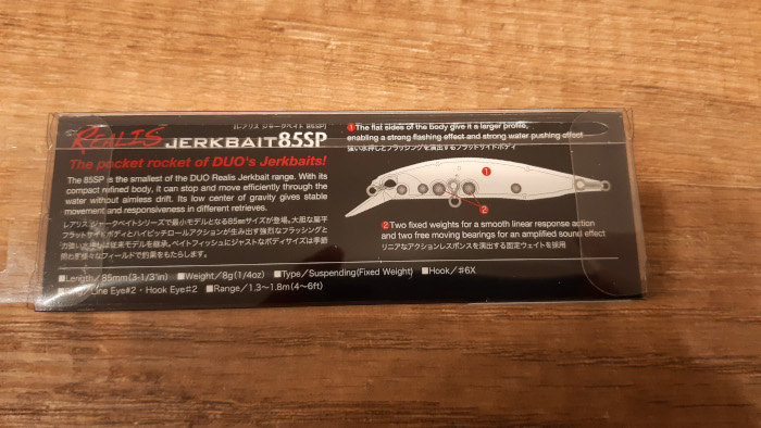 Realis Jerkbait 85SP - утежнение