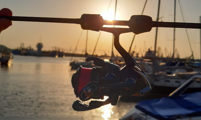 Shimano Vanford C2000SSHG монтиран на Tetra Works React 55